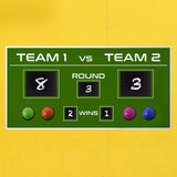 4 Pack Game Buzzers with Lights, Stickers Included