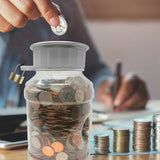 Locking Coin Bank Jar