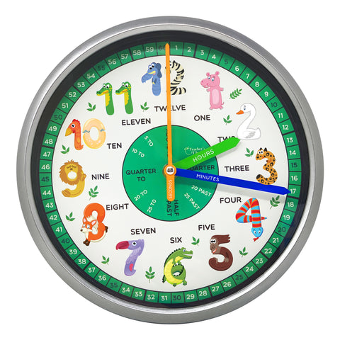 Teaching Clock, Animals