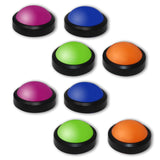 8 Pack Game Buzzer System with Lights, Stickers Included