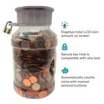 Locking Coin Bank Jar